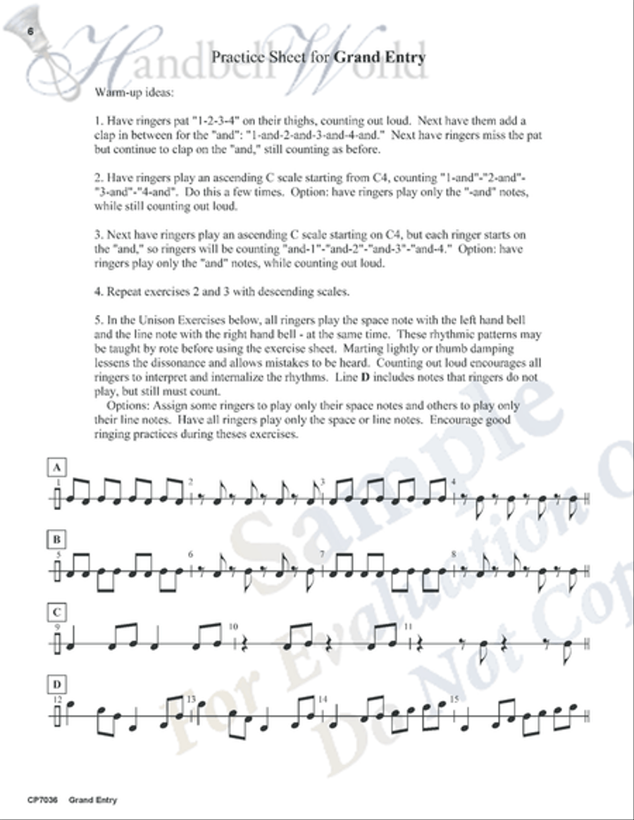Grand Entry Grand Entry 5-Octaves scores gallery preview page 5
