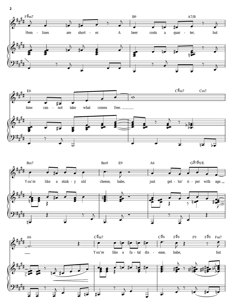 Timeless To Me Timeless To Me Piano, Vocal scores gallery preview page 2
