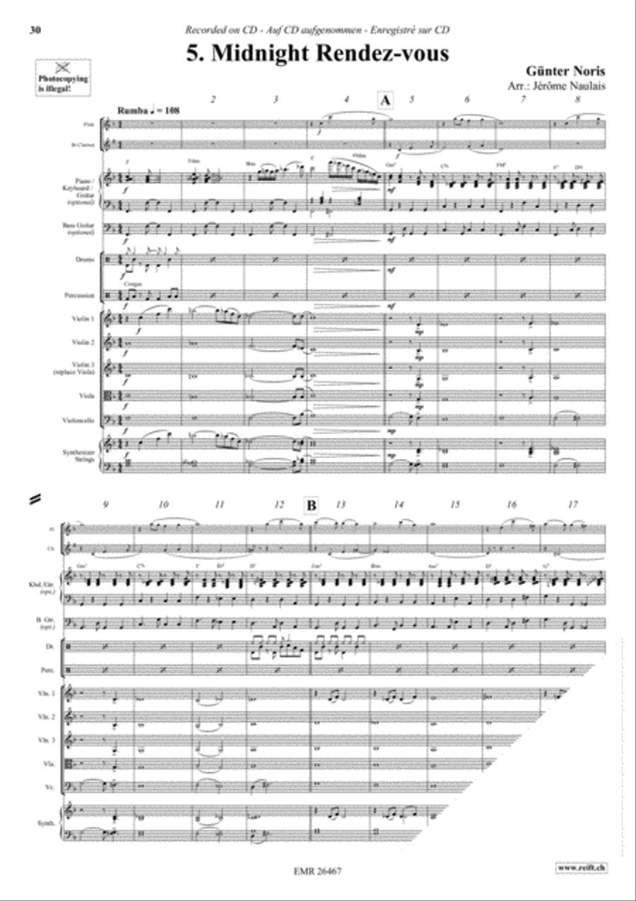 Let's Dance Volume 3 Woodwind Ensemble scores gallery preview page 7