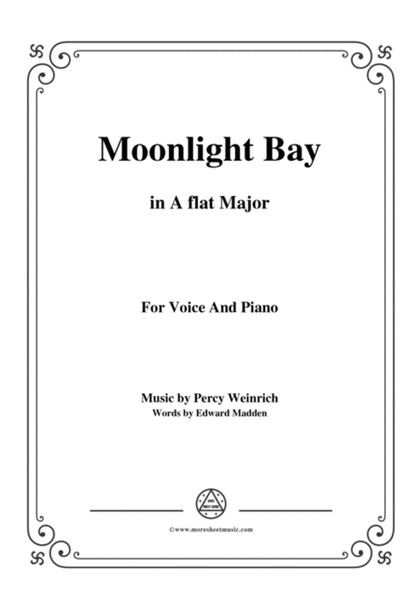 Percy Wenrich-Moonlight Bay,in A flat Major,for Voice and Piano image number null