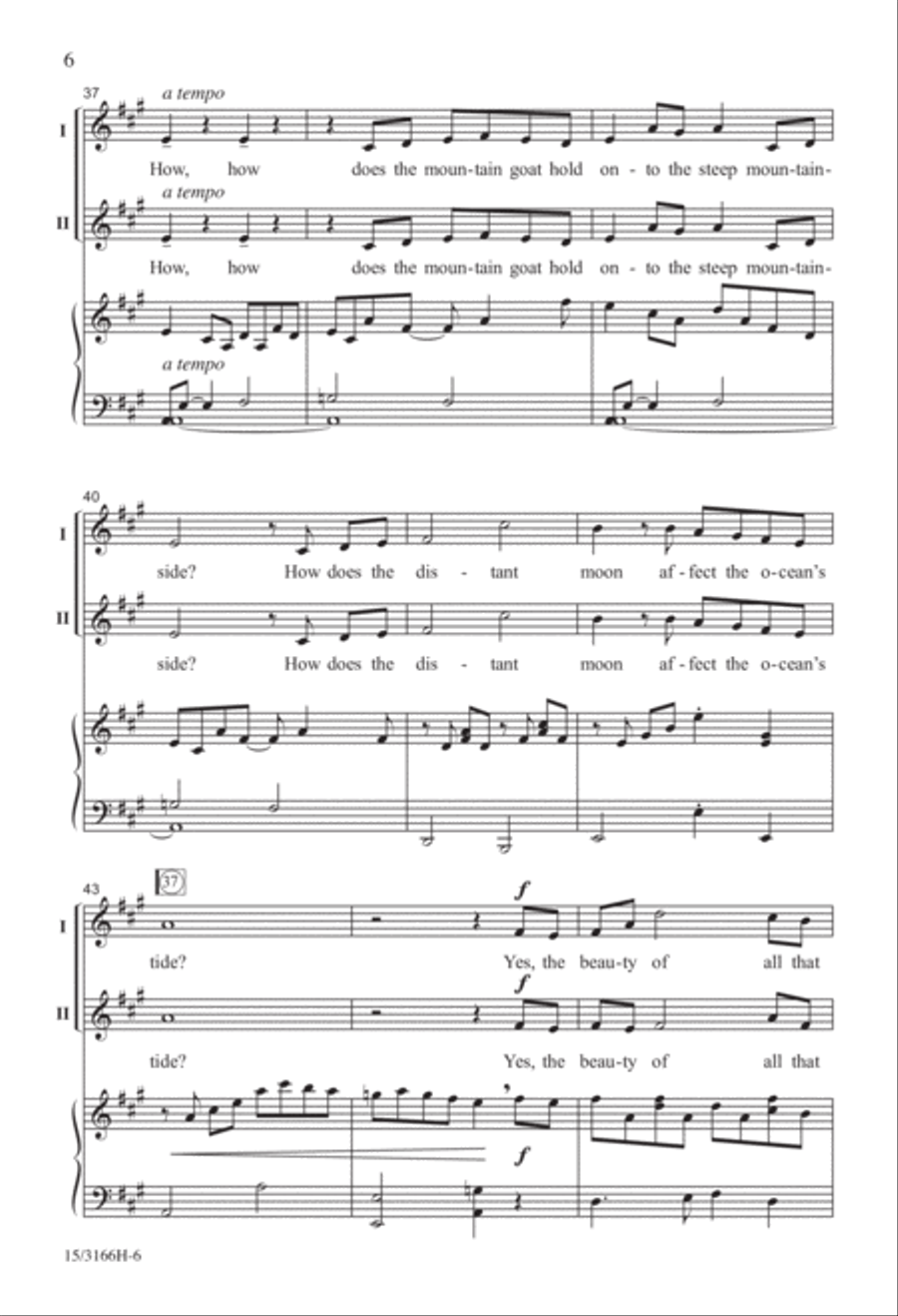 Curiosity Unison Choir scores gallery preview page 6