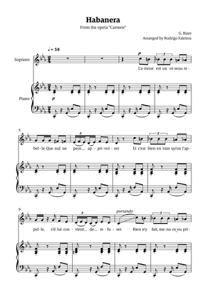 Habanera (for soprano - C minor/major)