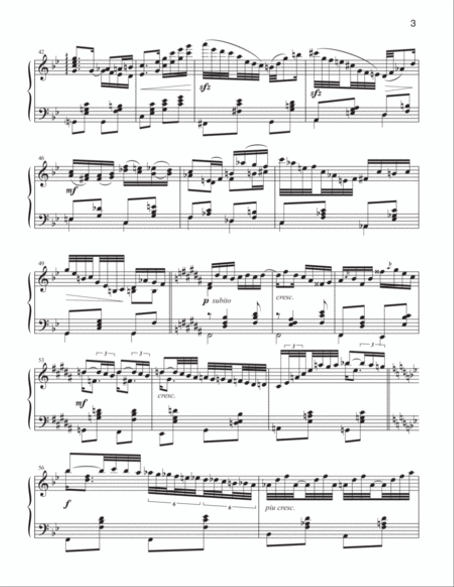 Two Romanzas for Solo Piano Piano Solo scores gallery preview page 5