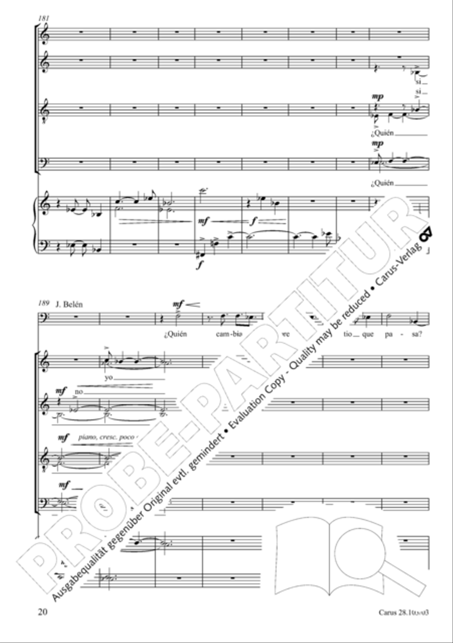 Water Water 4-Part scores gallery preview page 35