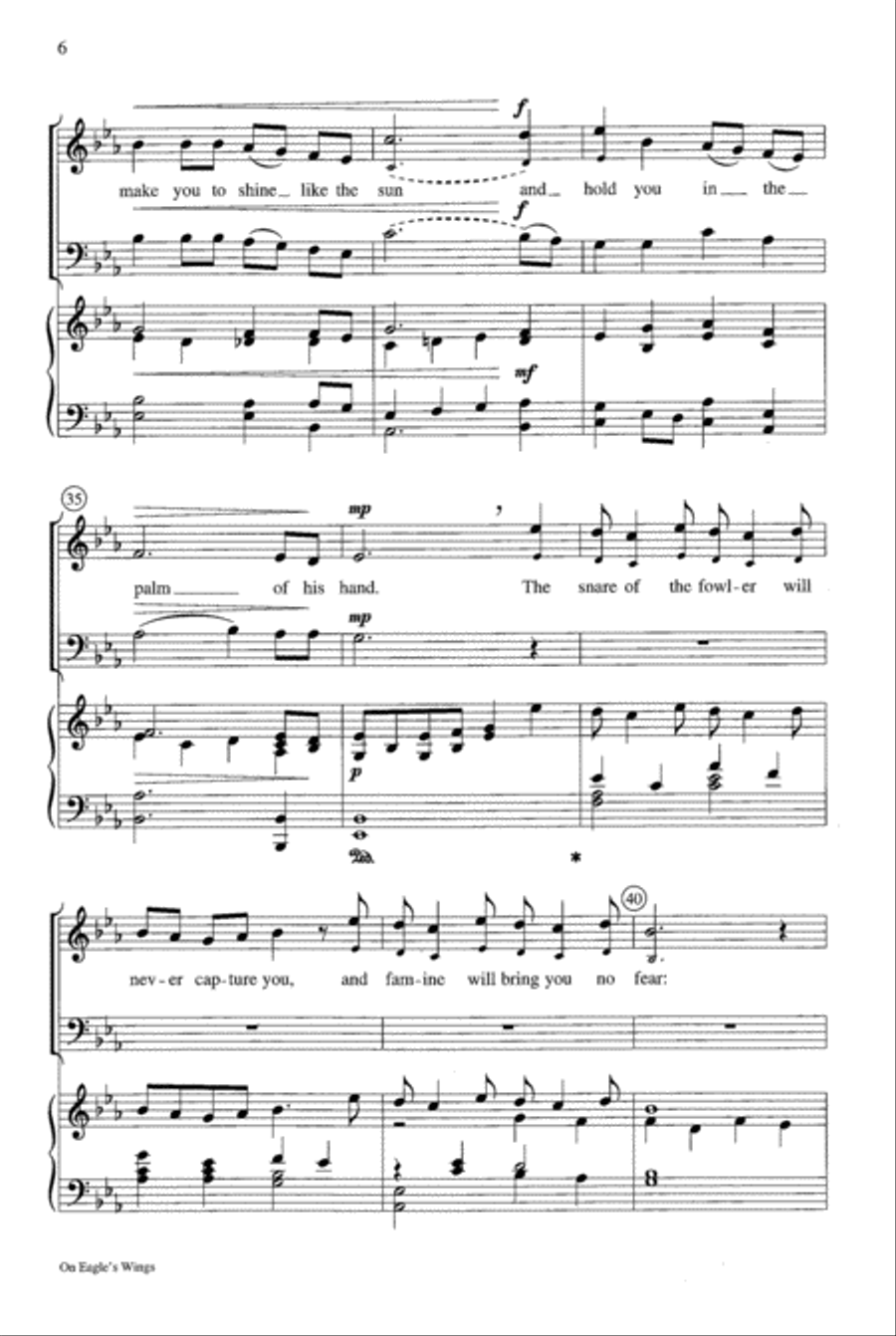 On Eagle's Wings On Eagle's Wings 4-Part scores gallery preview page 7
