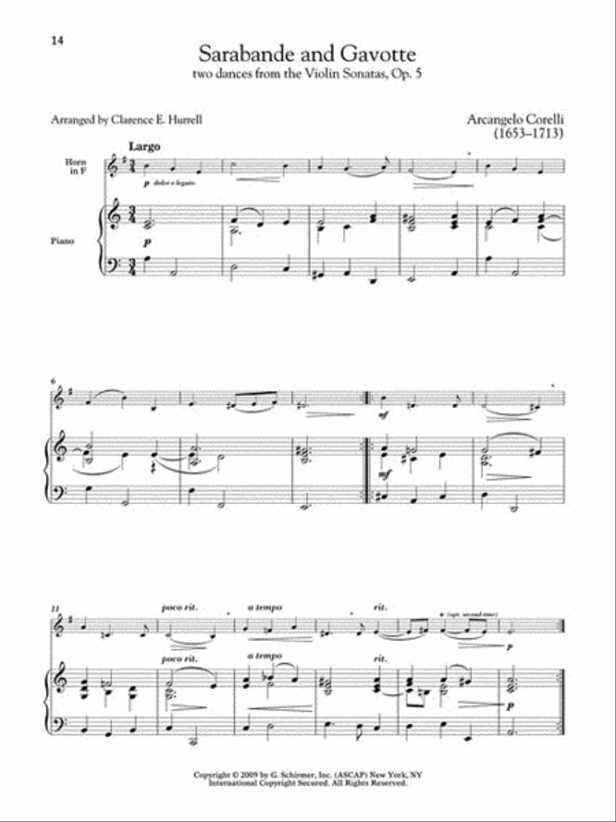 The Horn Collection – Easy to Intermediate Level Horn scores gallery preview page 6
