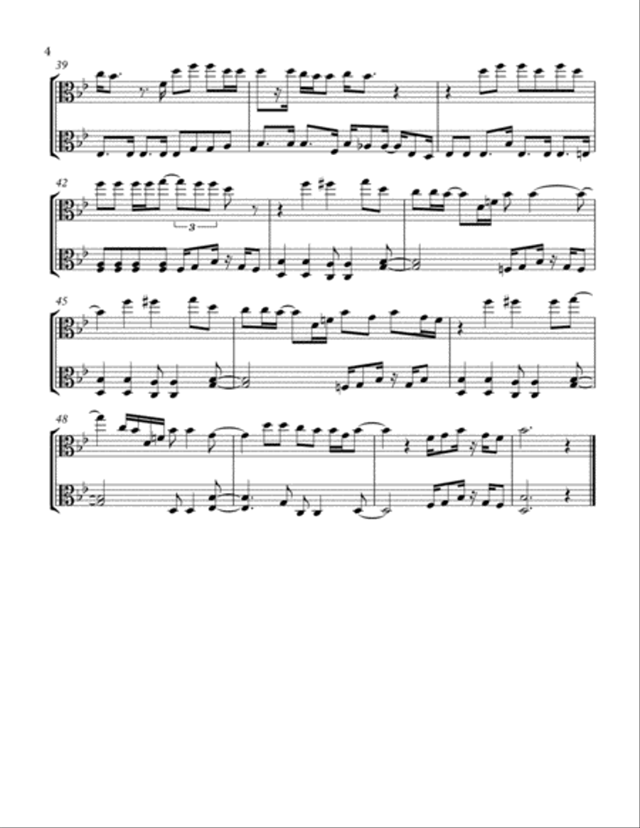 You Are The Best Thing String Duet scores gallery preview page 4