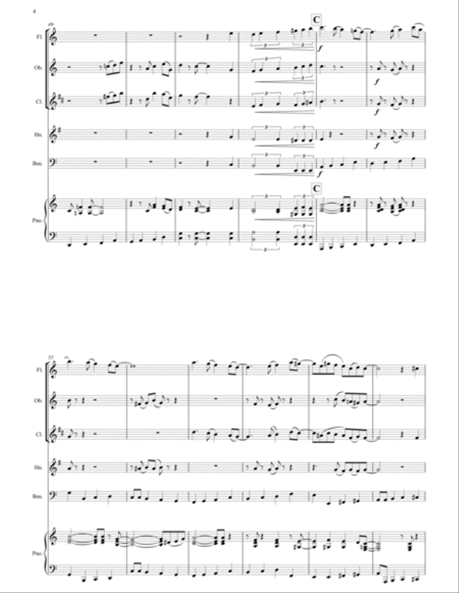 Fly Me To The Moon (in Other Words) Small Ensemble scores gallery preview page 5