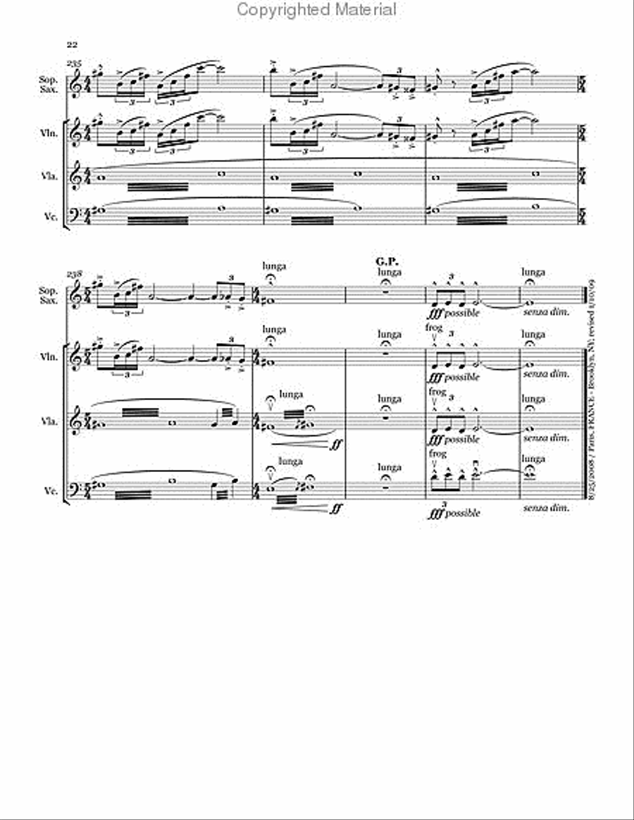 Quartet Chamber Music scores gallery preview page 17