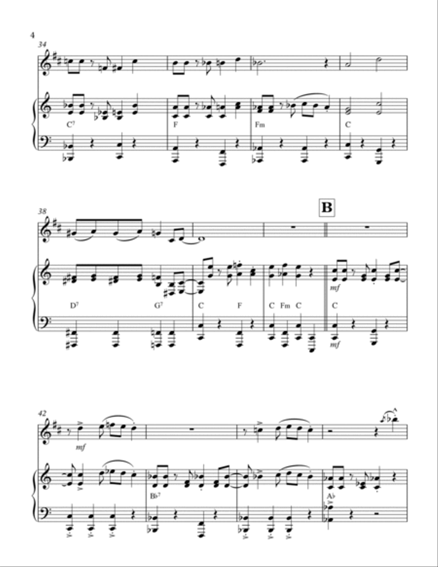 The Flapper;s Ball: Trumpet & Piano Trumpet Duet scores gallery preview page 4