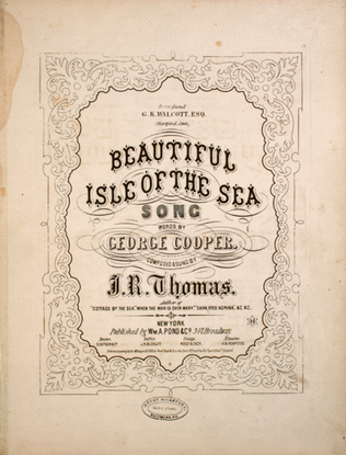Book cover for Beautiful Isle of the Sea. Song