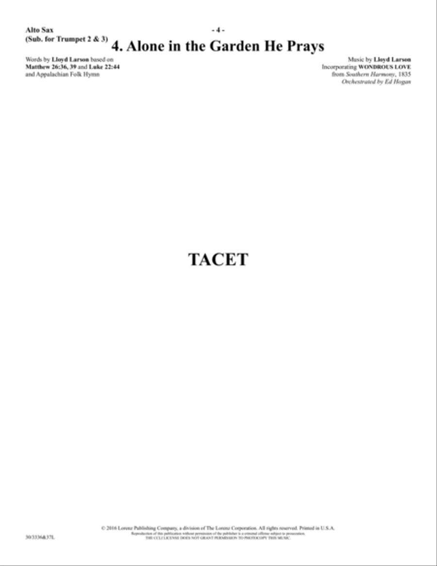 Amazing Love! - Printable Parts Choir scores gallery preview page 21