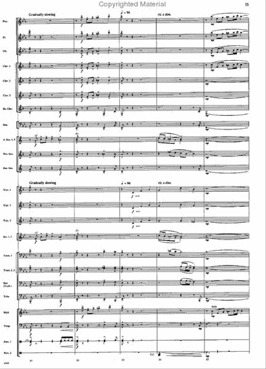 A Vision of Majesty Concert Band scores gallery preview page 14