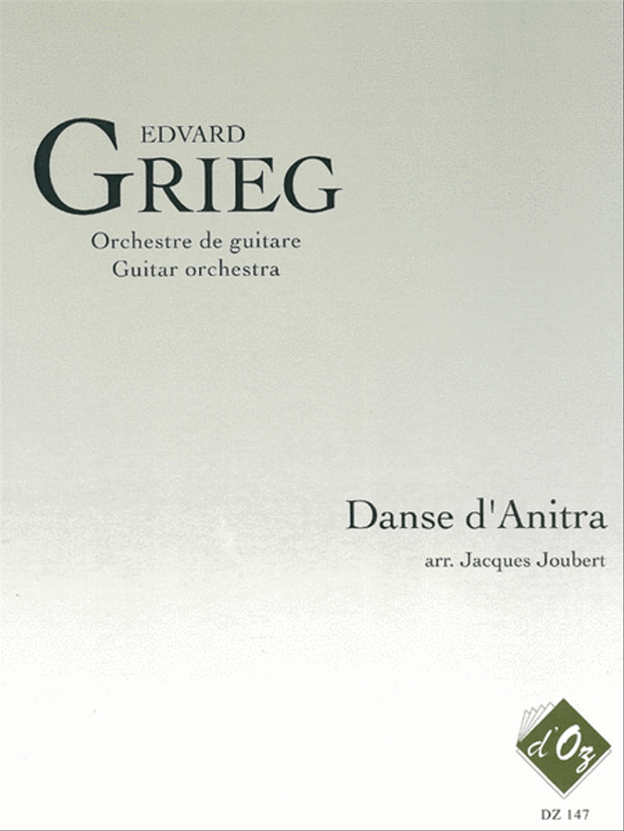 Danse d'Anitra Guitar Ensemble scores gallery preview page 1