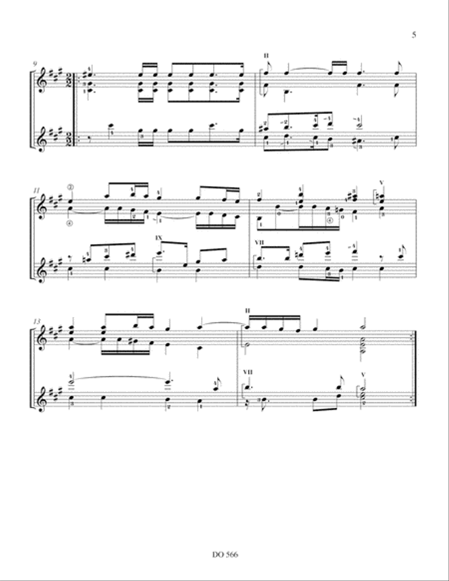 Six Luth Songs Six Luth Songs Classical Guitar scores gallery preview page 5