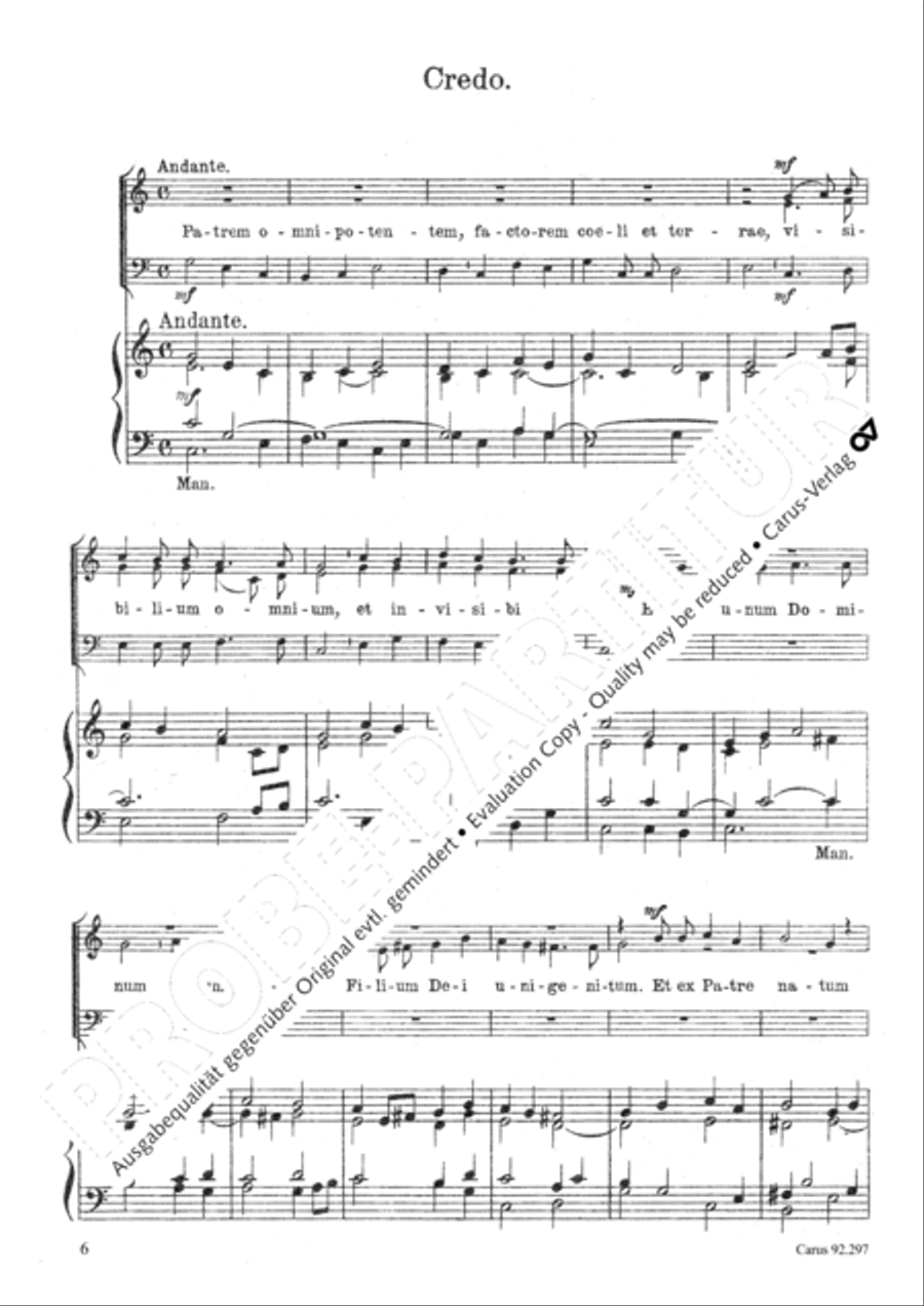 Missa Salve Regina 3-Part scores gallery preview page 7