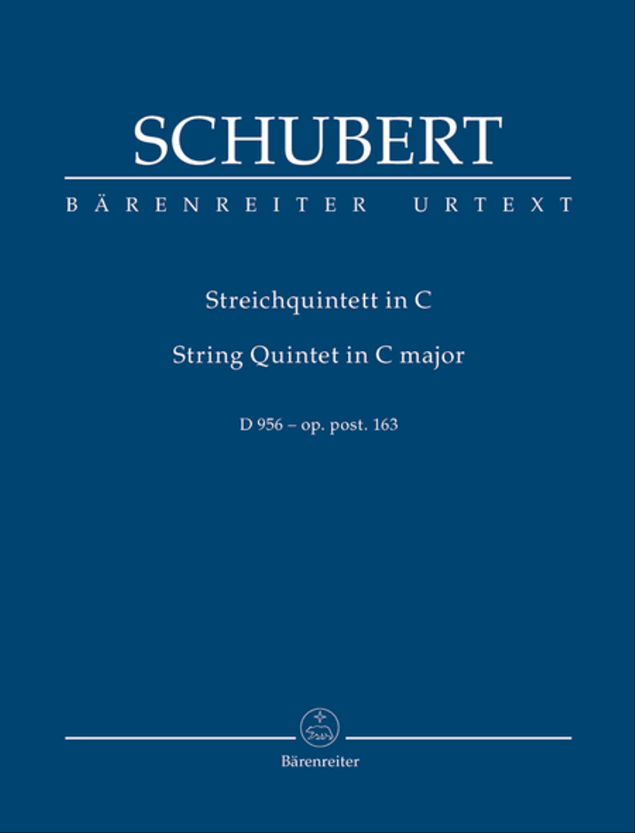 String Quintet in C major, op. post.163 D 956 String Quintet scores gallery preview page 1