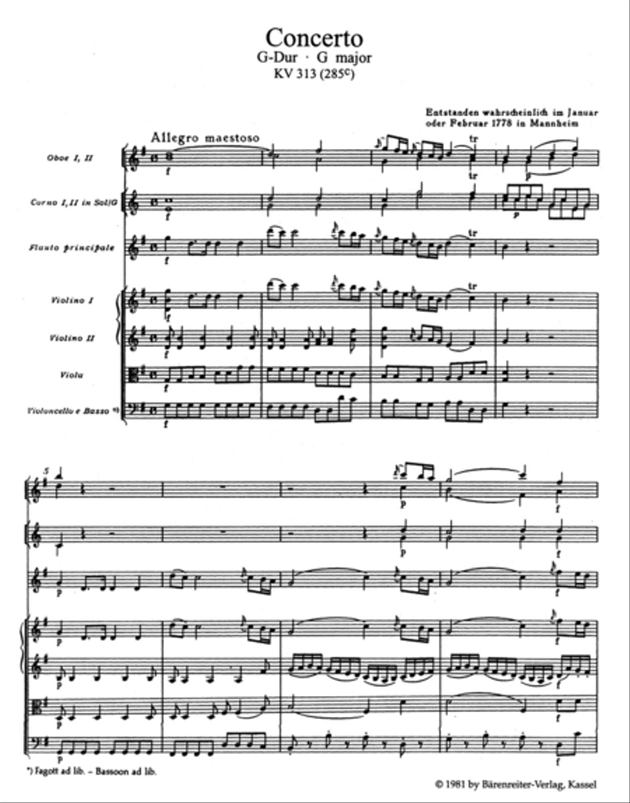 Die Werke for Flute and Orchestra Orchestra scores gallery preview page 2