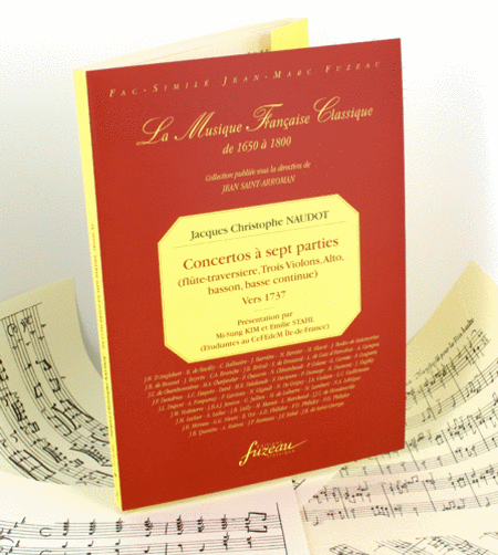 Six concertos a sept parties (flute, 3 violins, viola, bassoon, continuo bass). c. 1737