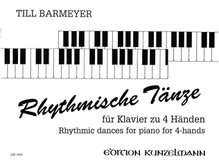 Book cover for Rhythmic dances for piano four hands