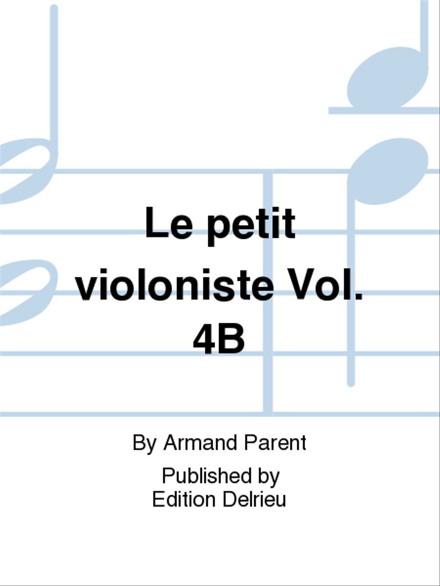 Le petit violoniste - Volume 4B Violin Solo scores gallery preview page 1