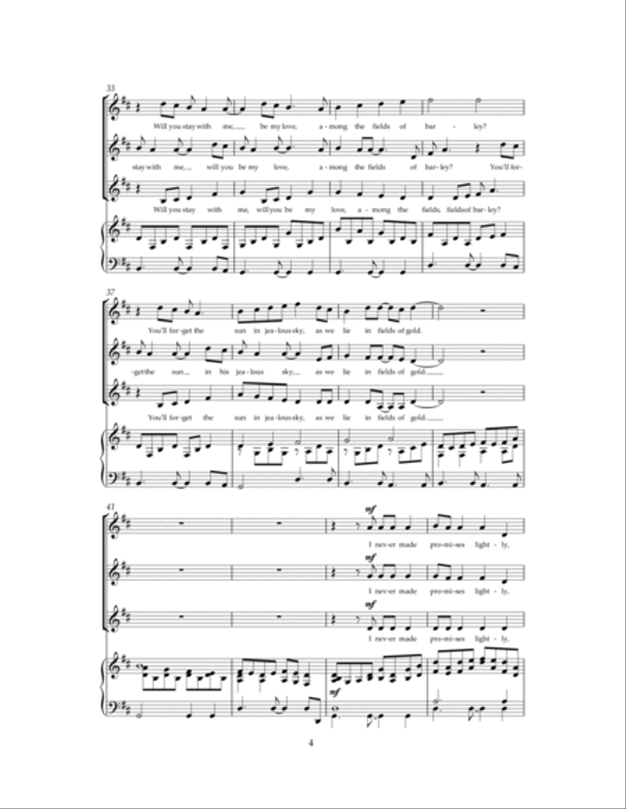 Fields Of Gold Fields Of Gold SSA scores gallery preview page 4