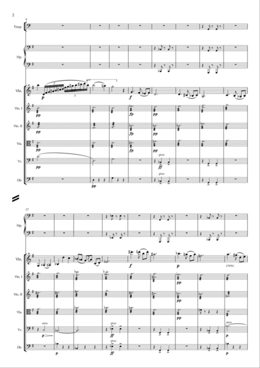 Carmen Fantasie Full Orchestra scores gallery preview page 2