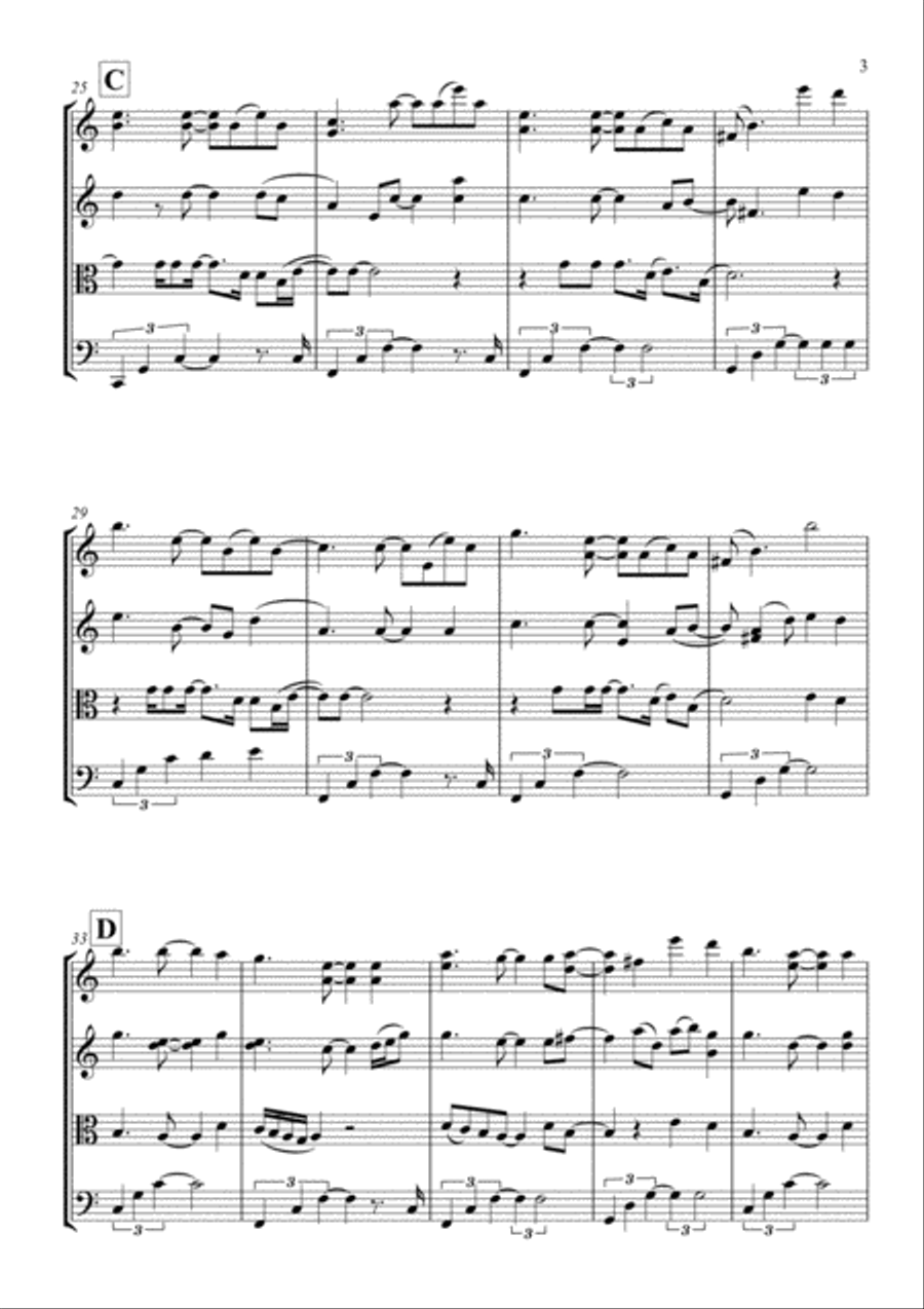 Ordinary People String Quartet scores gallery preview page 5
