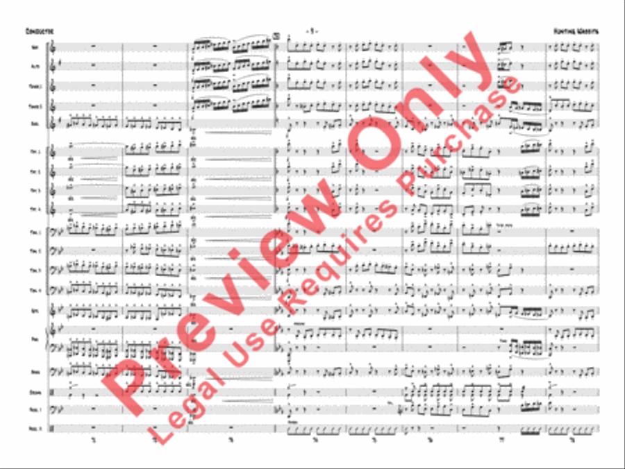 Hunting Wabbits Jazz Ensemble scores gallery preview page 36