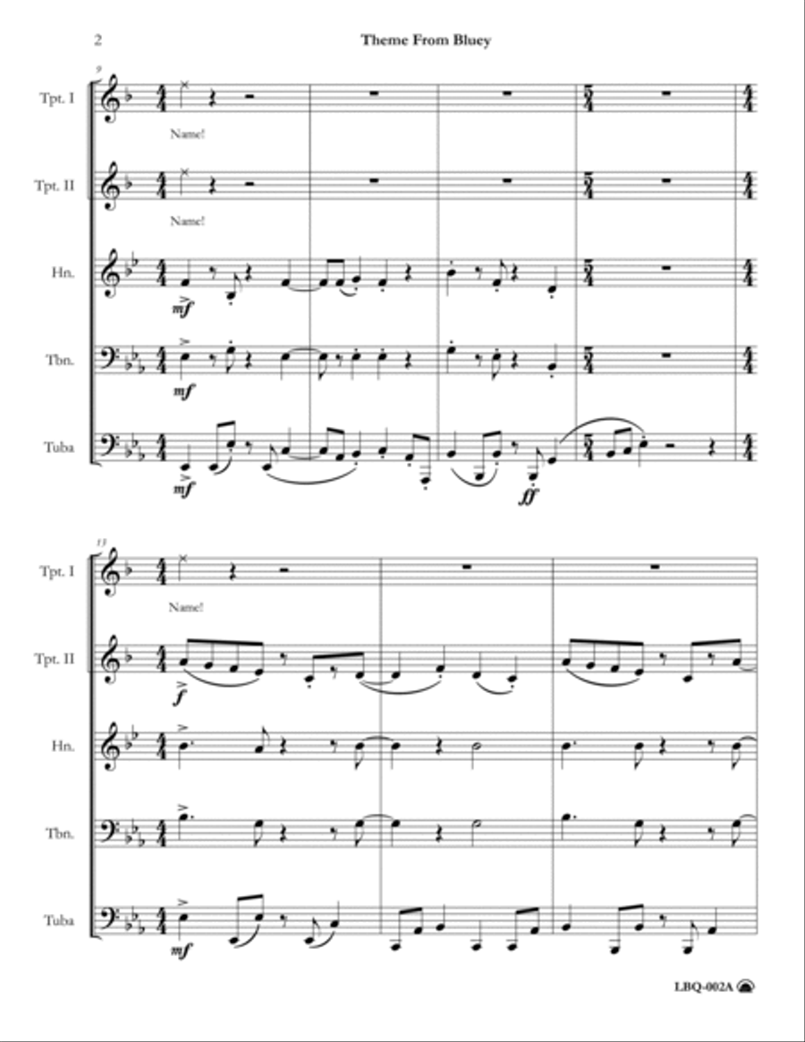 Bluey Theme Song image number null