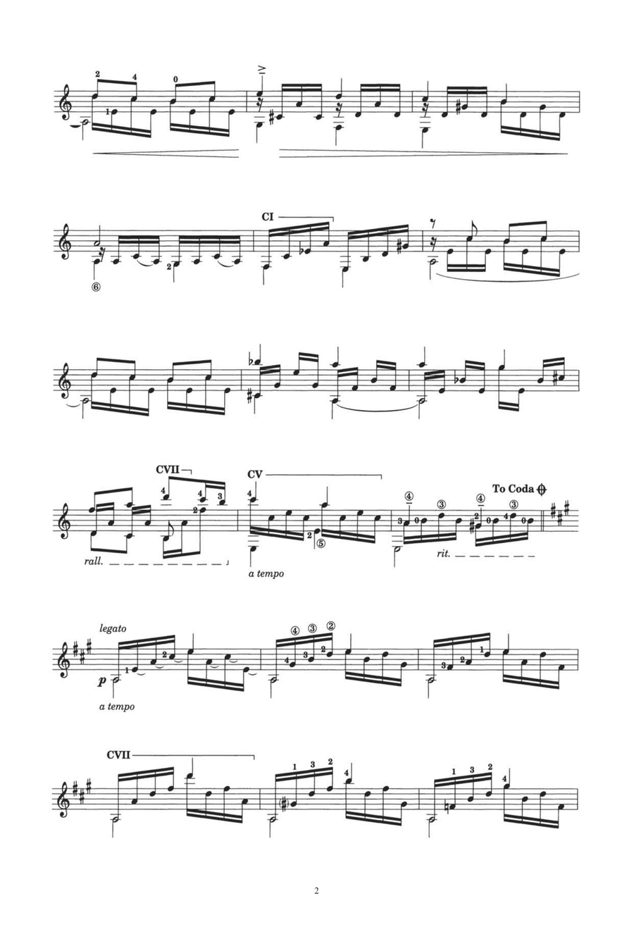 Paseo Acoustic Guitar scores gallery preview page 2