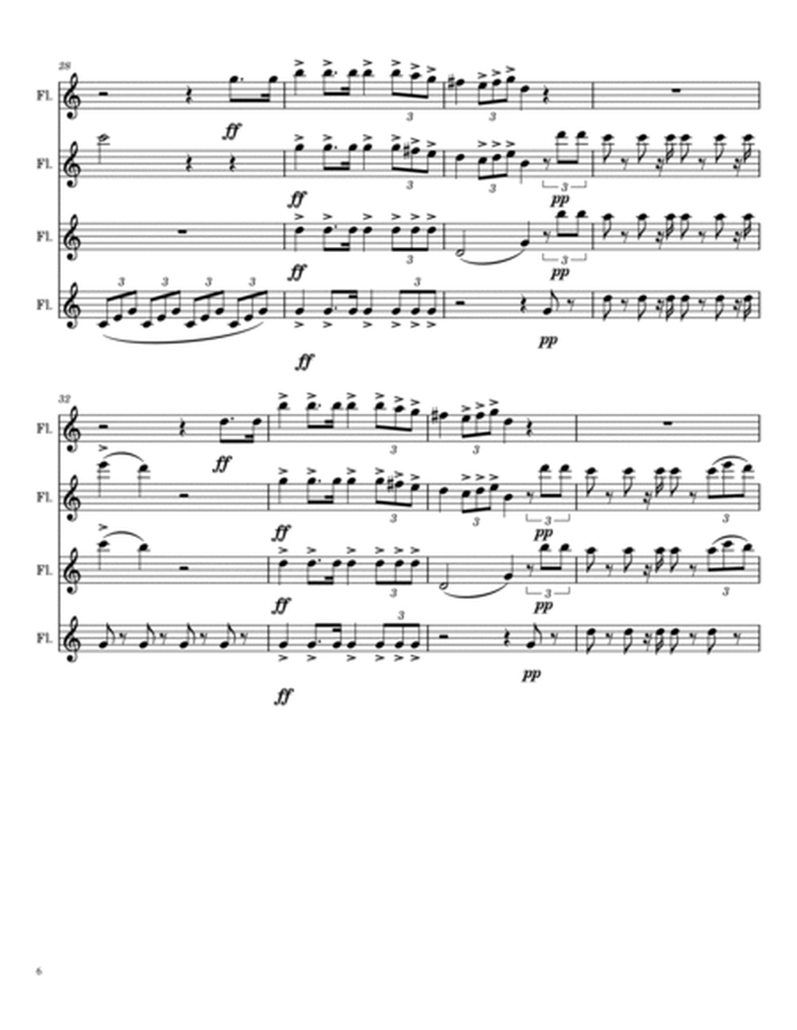 Giuseppe Verdi (1813-1901) - Va, Pensiero (Chorus of the Hebrew Slaves) from Nabucco for Flute Quart image number null