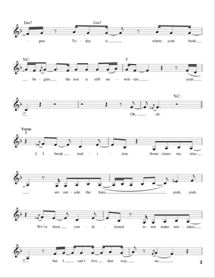 Unwritten Voice scores gallery preview page 3