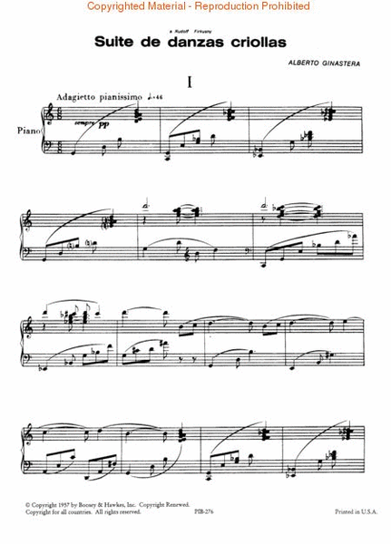 Suite de Danzas Criollas, Op. 15