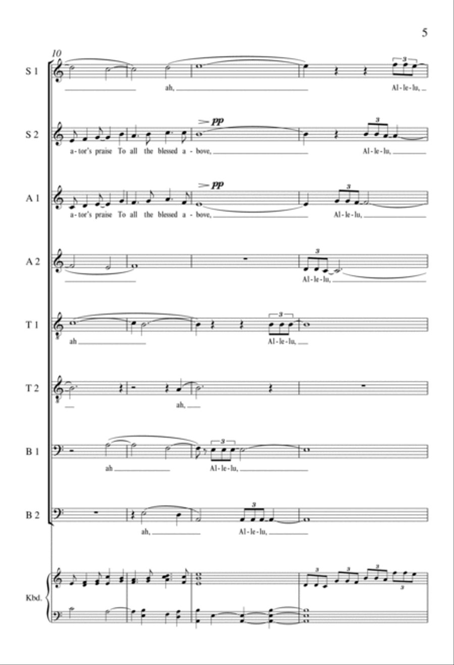 Musica, Dei donum optimi Divisi scores gallery preview page 4
