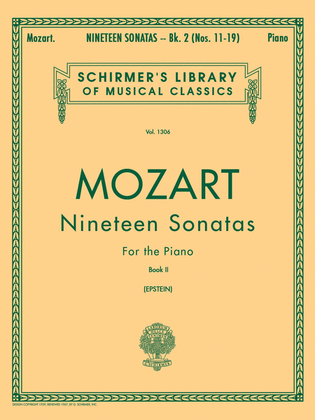 Book cover for 19 Sonatas - Book 2