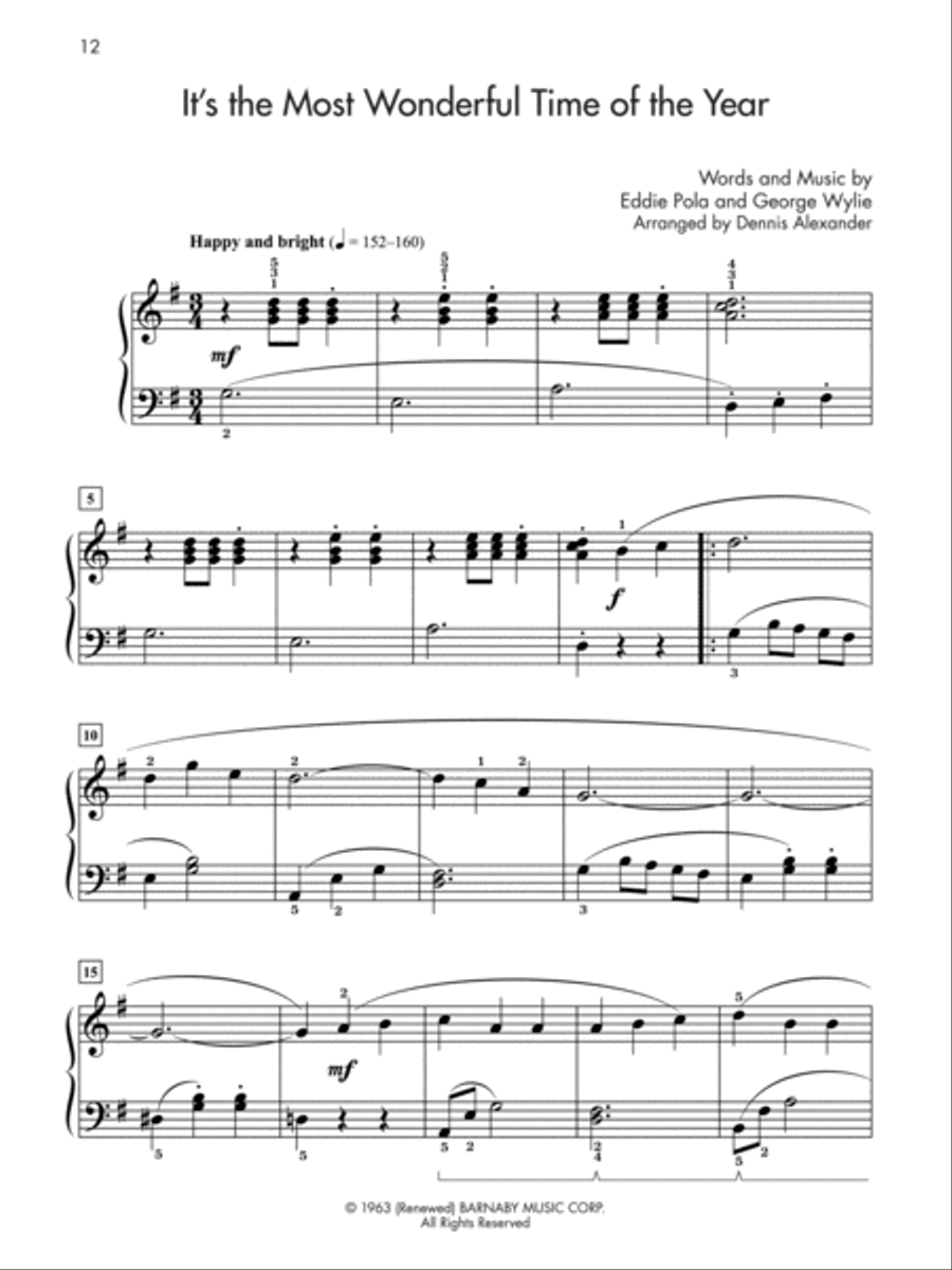 Especially for Christmas, Book 1 Piano Solo scores gallery preview page 3