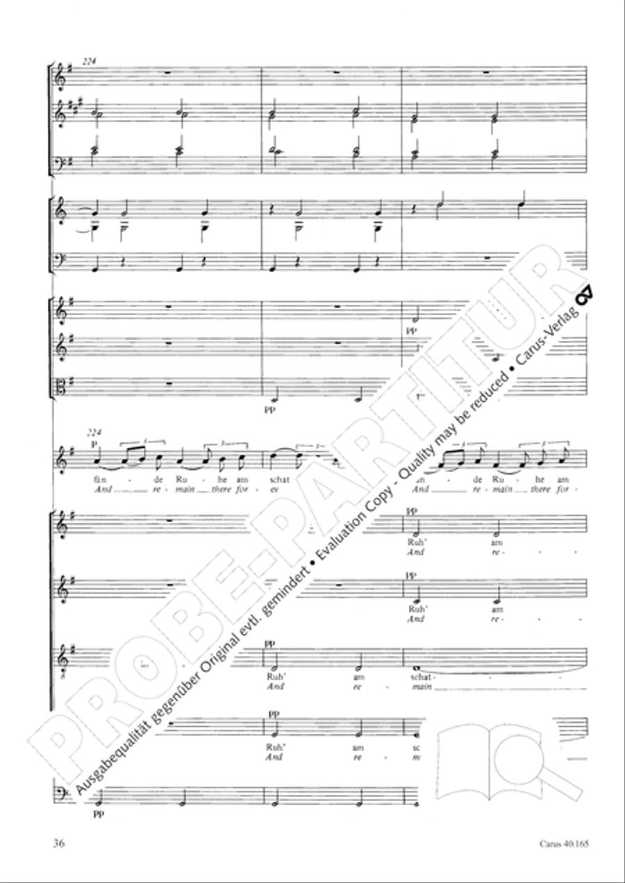 Hor mein Bitten (2 Fassungen) Score scores gallery preview page 47