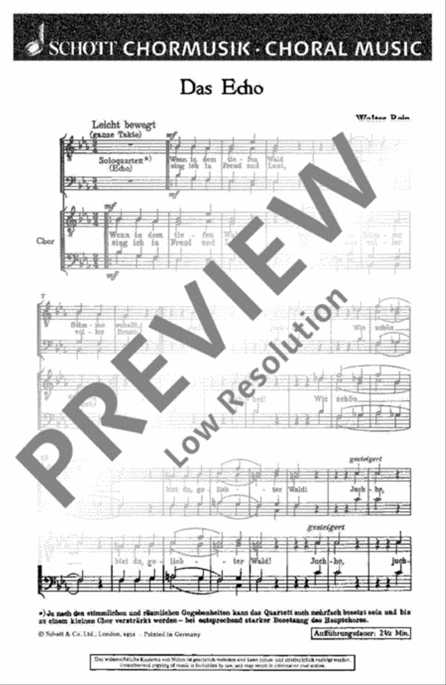 Das Echo Men's Choir scores gallery preview page 2