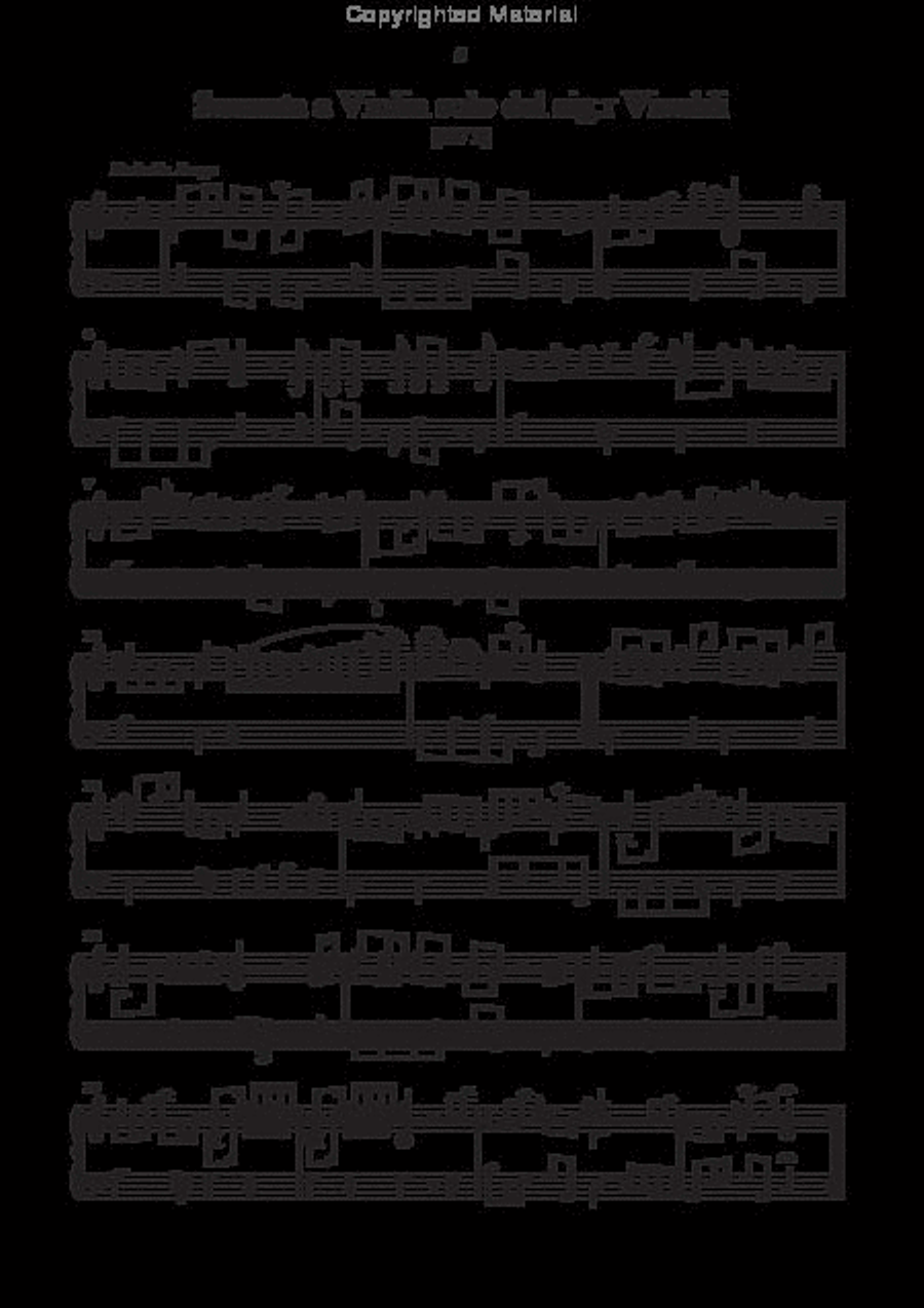 Le sonate manoscritte di Dresda Violin scores gallery preview page 2
