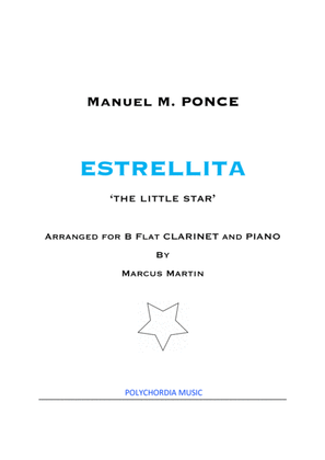 Estrellita for Bb Clarinet and Piano