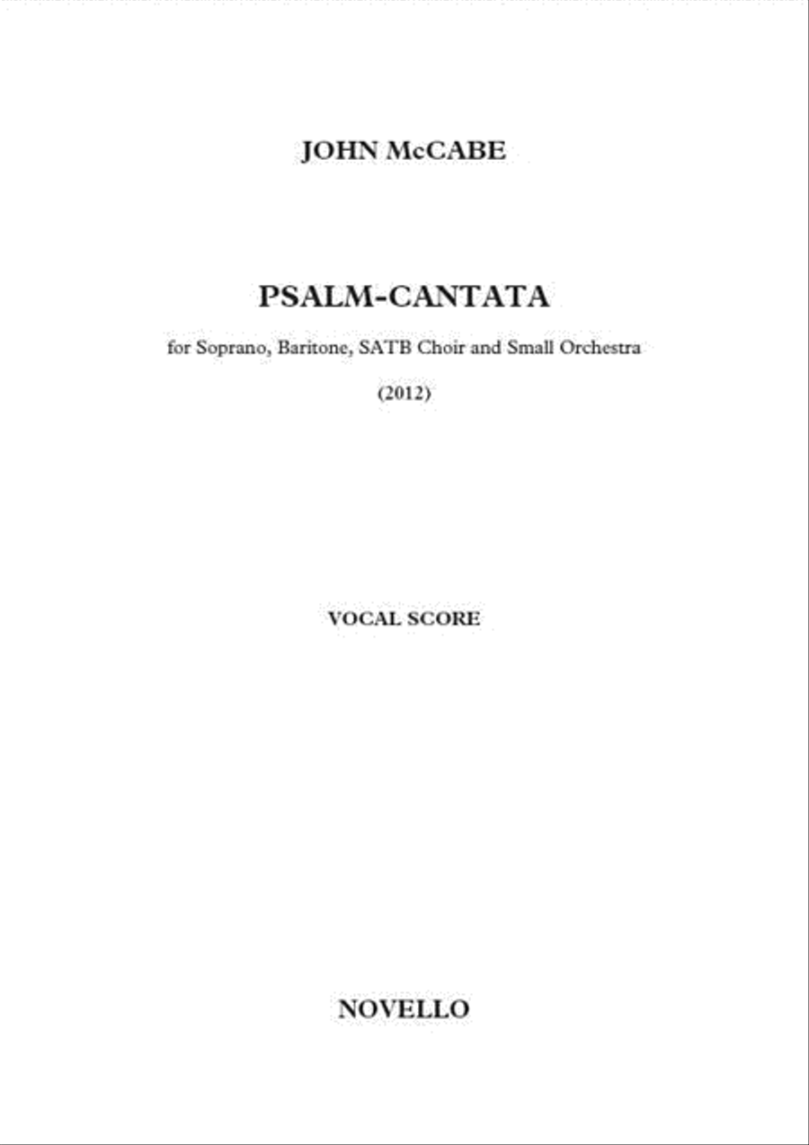 Psalm Cantata Choir scores gallery preview page 1
