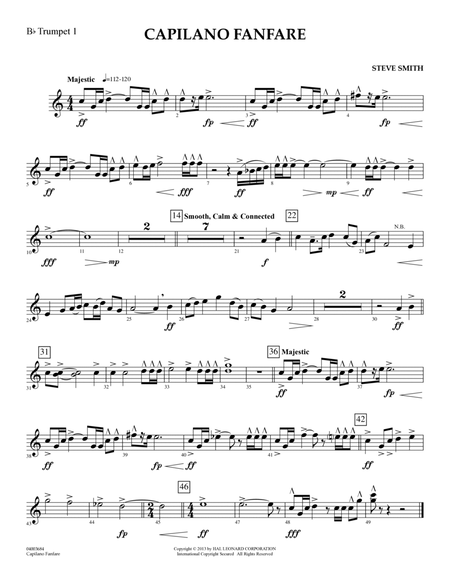 Capilano Fanfare (Digital Only) - Bb Trumpet 1