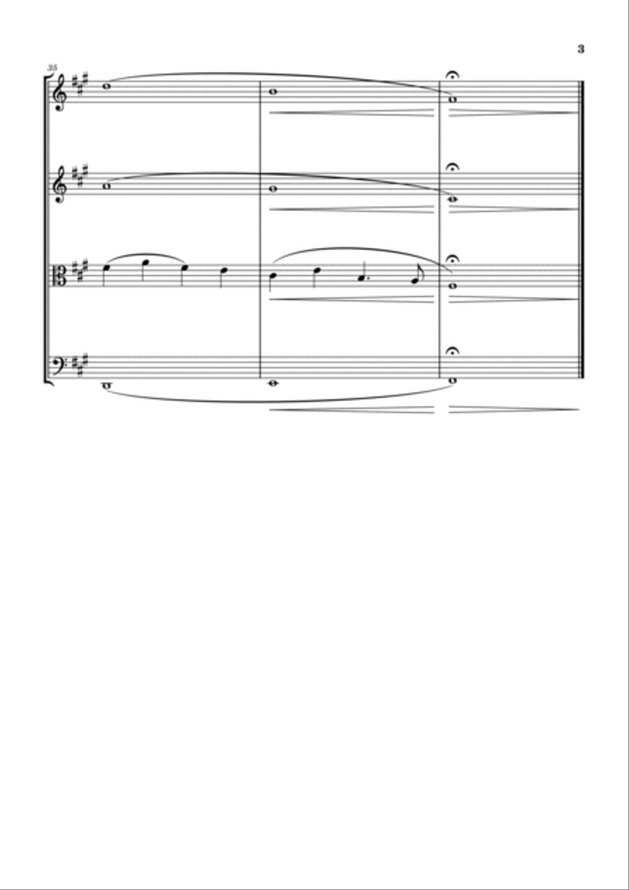 Oogway Ascends String Quartet scores gallery preview page 3