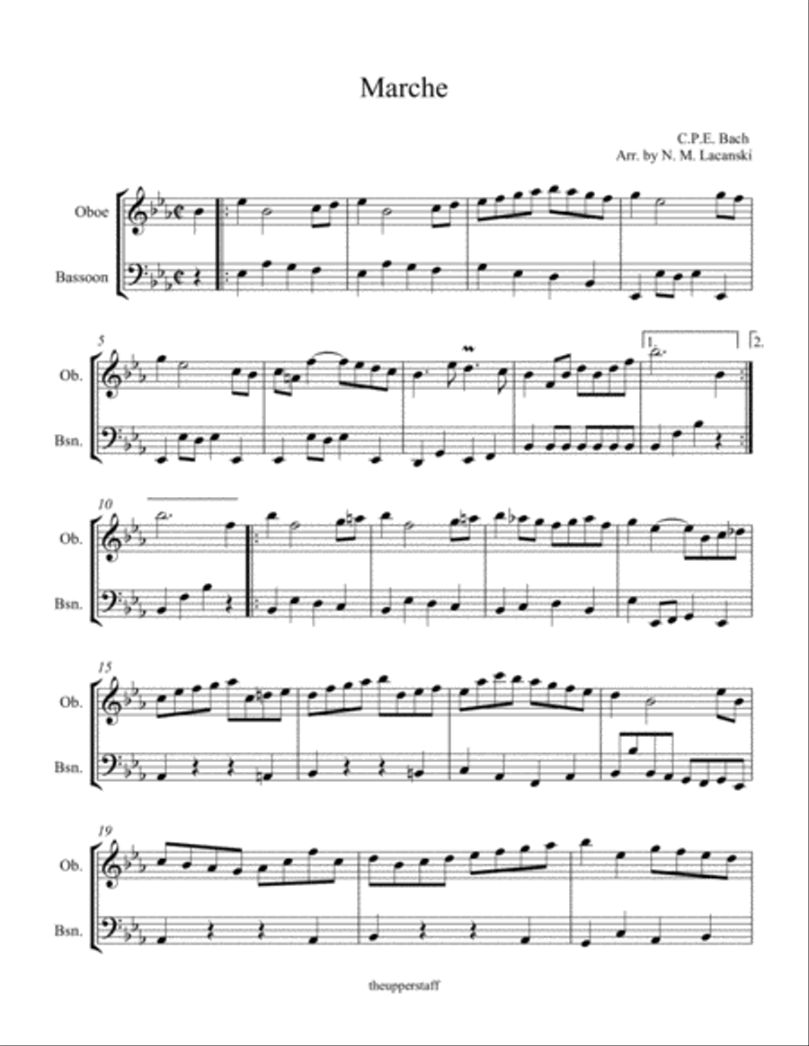 Marche Woodwind Duet scores gallery preview page 2