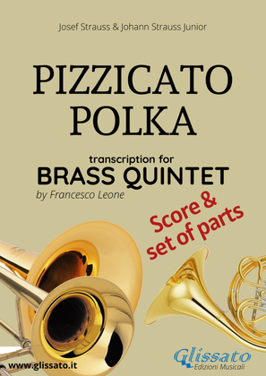 Pizzicato Polka - Brass quintet/ensemble score & parts