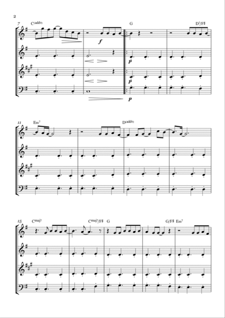 Photograph Woodwind Quartet scores gallery preview page 2