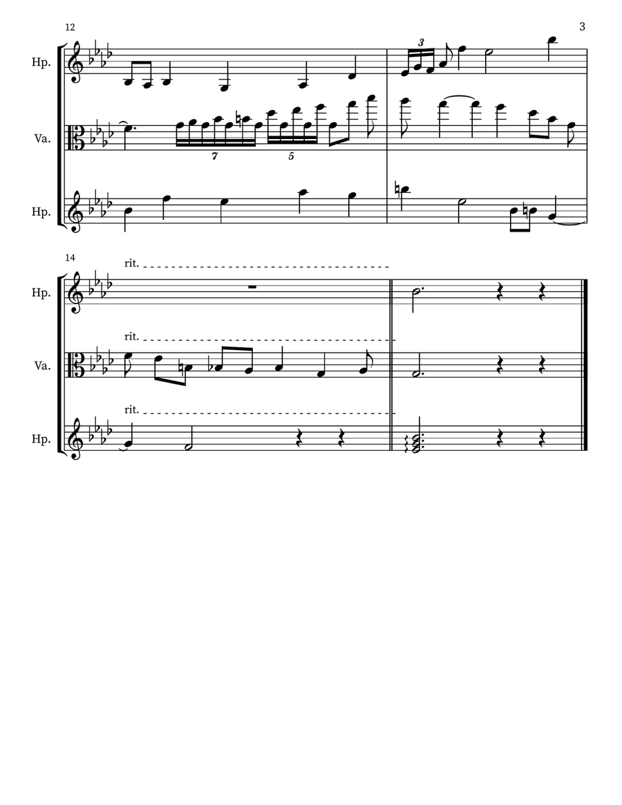 Children's Musing 13 Children's Musing 13 Small Ensemble scores gallery preview page 3
