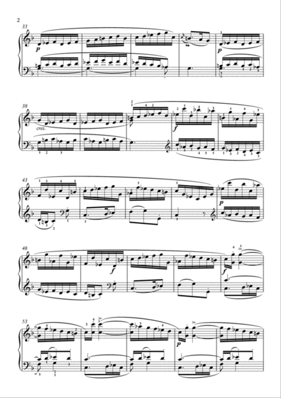 Scarlatti-Sonata in F-Major L.S19 K.276(piano) Piano Solo scores gallery preview page 3