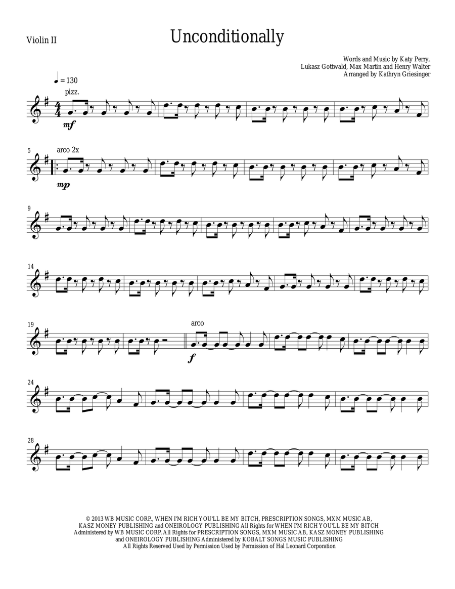 Unconditionally String Quartet scores gallery preview page 3